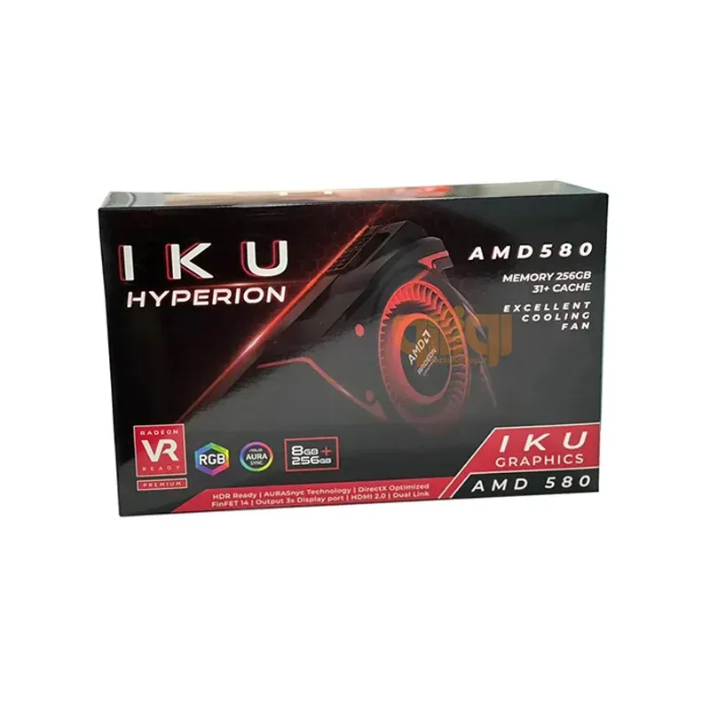 VGA IKU AMD Radeon RX580 8GB GDDR5 کارت گرافیک ای کی یو آر ایکس580 8گیگابایت gallery0