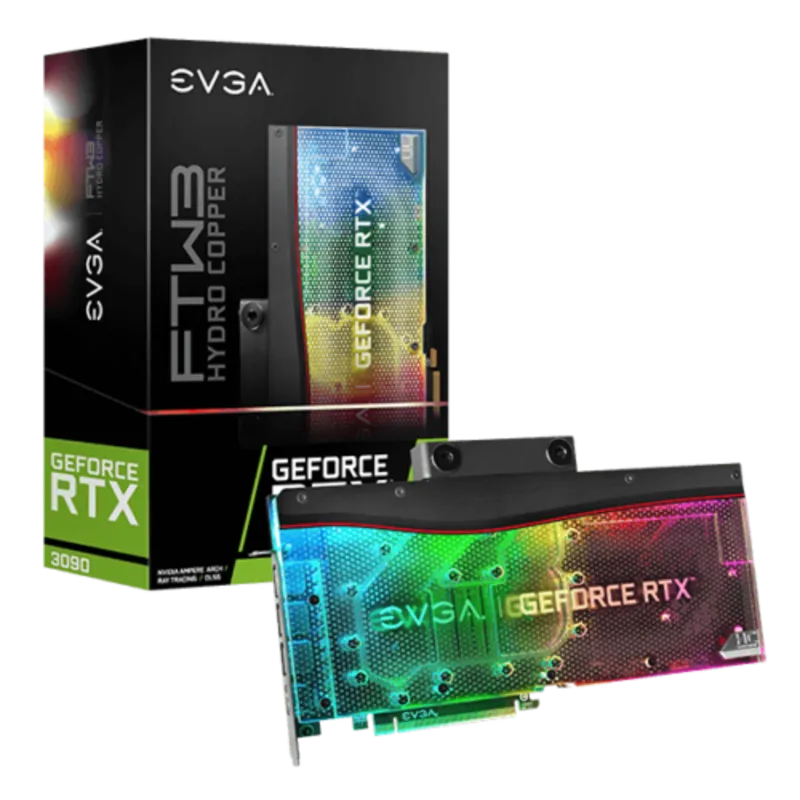 (امکان خرید اقساطی)VGA GeForce EVGA FTW3 HYDRE RTX 3090 24GB GDDR6X کارت گرافیک اوگا 3090 gallery1