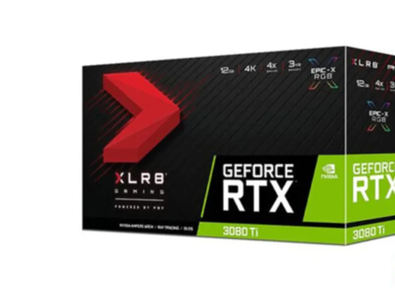 (امکان خرید اقساطی) VGA PNY XLR8 Gaming GeForce RTX 3080Ti 12GB GDDR6 LHR کارت گرافیک پی ان وای3080 تی ای gallery1