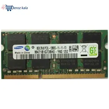 ((امکان خرید اقساطی))رم لپ تاپ سامسونگ مدل DDR3 12800s MHz PC3L ظرفیت8