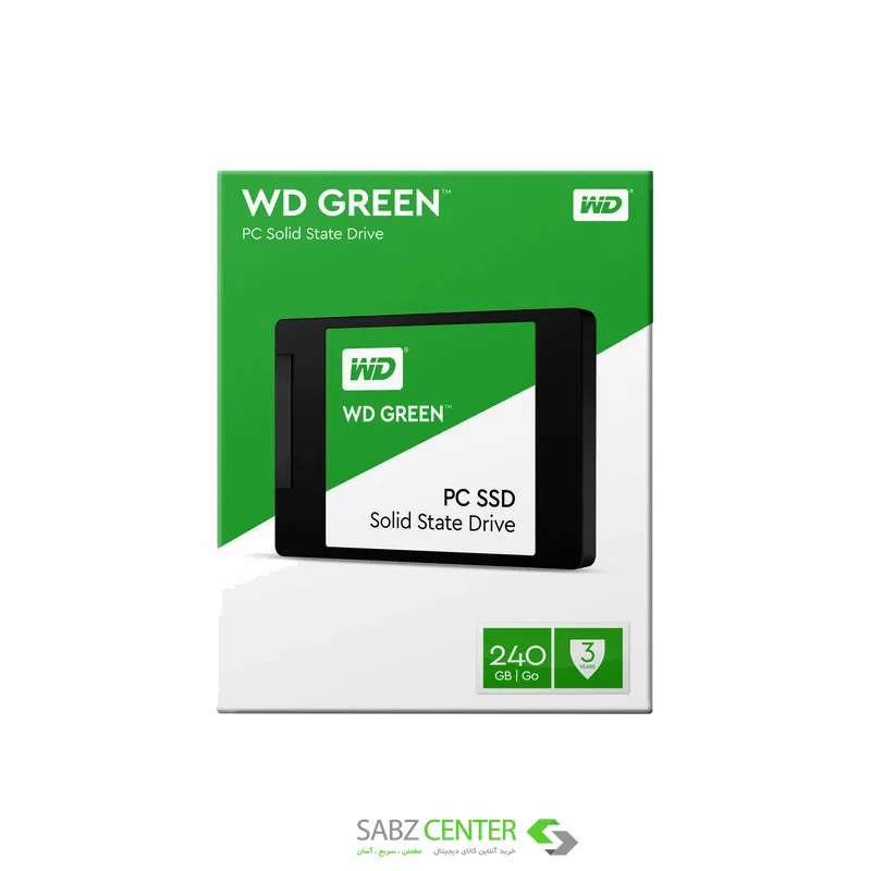 حافظه SSD اس اس دی وسترن دیجیتال((امکان خرید اقساطی)) GREEN 240 گیگابایت WDS240G1G0A gallery1