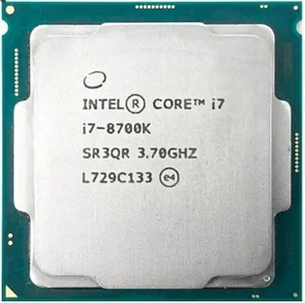 پردازنده تری اینتل((امکان خرید اقساطی)) مدل Core i7-8700K با فرکانس 3.7 گیگاهرتز