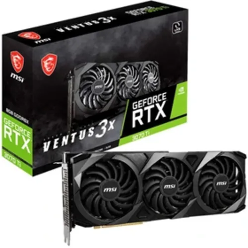 کارت گرافیک ام اس آی مدل RTX 3070 msi Ventus x3 8G GDDR6X کارکرده